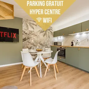 Le Duplex - Clim - Parking - Netflix - Nestor & Margot Appartement